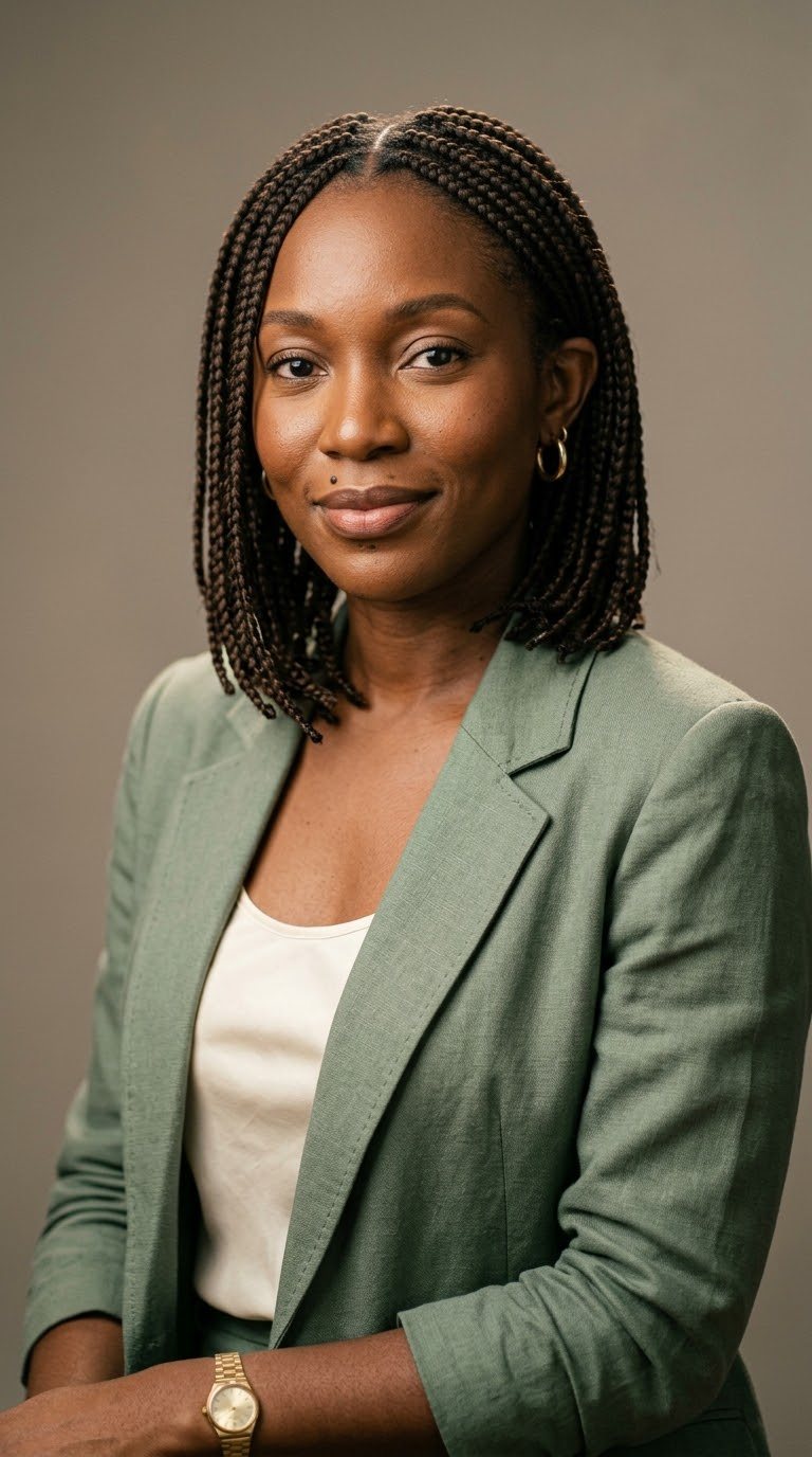 Reference photo of Ada, our AI demo presenter